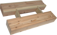 Image de parpaing ou bloc de construction en bois